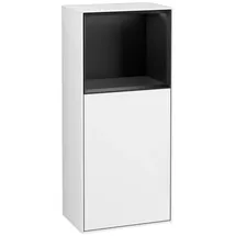 Villeroy & Boch Finion G510PDGF Seitenschrank 41,8 x 93,6 cm Black/Glossy White MDF