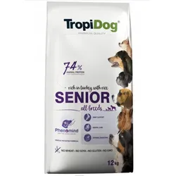 TROPIDOG Premium Senior 12kg + Überraschung für den Hund