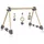 roba Spieltrapez, Aktivcenter mit höhenverstellbaren Spiel- & Greiftrainer, Holz, 42,5x61x44,5cm