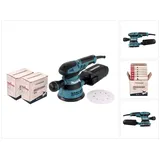 Makita BO 5041 Exzenterschleifer / Schleifmaschine 300 W 125 mm + 2x Toolbrothers TURTLE Schleifset