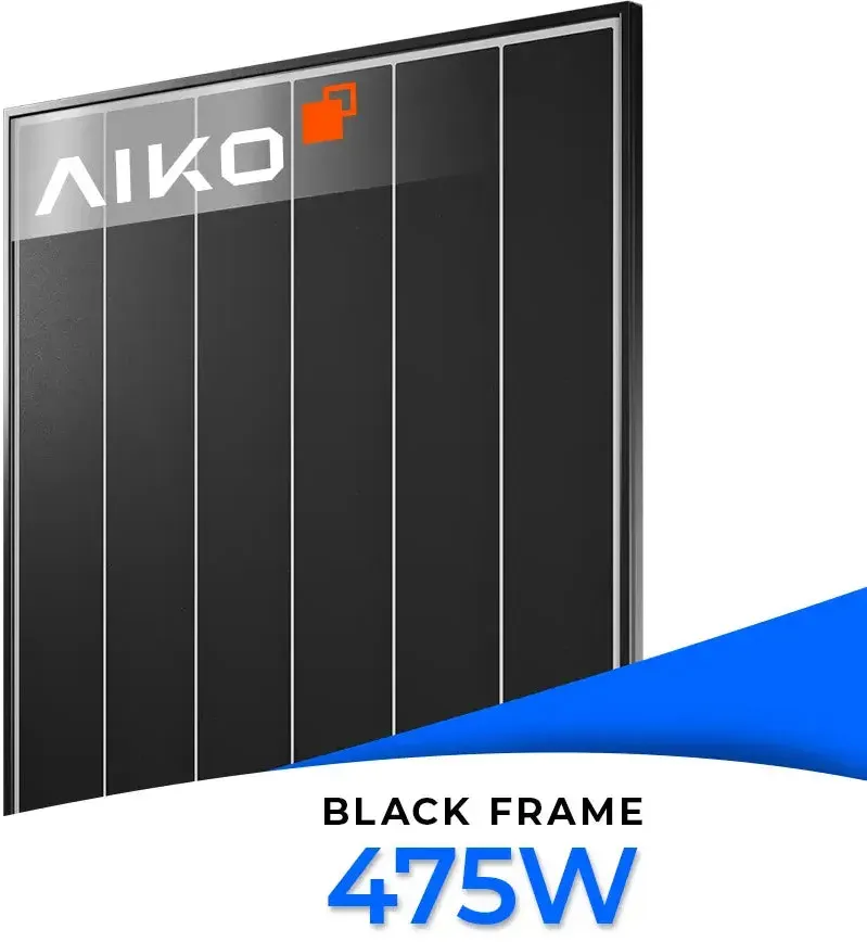 AIKO Solar 475W Glas-Glas Black Frame Modul AIKO-A475-MCE54Dw Neostar 3P+54 Einzelmodul - Einzelmodul