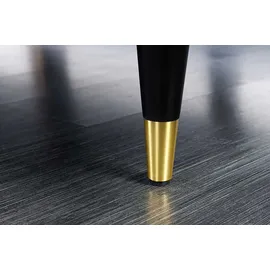 LEBENSwohnART Moderner Hocker COMFORT 80cm alt-rosa Samt Taschenfederkern