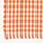 Homescapes Vichy-Karo Teppichläufer 66 x 200 cm Orange/Weiß