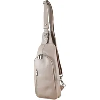 COLLEZIONE ALESSANDRO Brusttasche Betty echtes Leder, viele Fächer 34cm x 16cm x 5cm