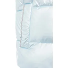 Zwillingsherz Steppweste "Zwillingsherz", Damen, Gr. S, hellblau, Web, Obermaterial: 100% Nylon, Glitzerstreifen, glänzend, unifarben, hüftbedeckend, ohne Ausschnitt, Westen Steppweste, Frontreißverschluß, Kapuze, seitlichen Taschen