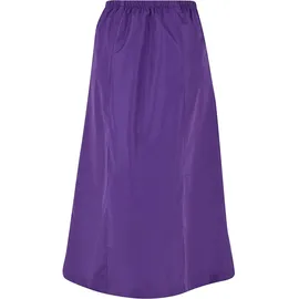 URBAN CLASSICS Ripstop Parachute Hoch Taillierter Midi-rock Real Violet M