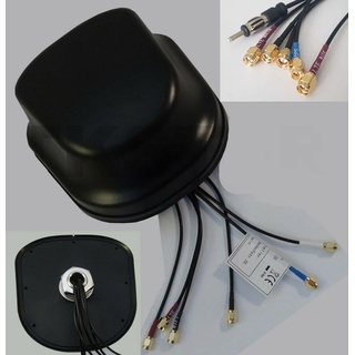 TK Star 5in1 LTE 4G 5G + WiFi WLAN MIMO GSM GPS FM Radio Antenne kompatibel zu Router Teltonika RUT950