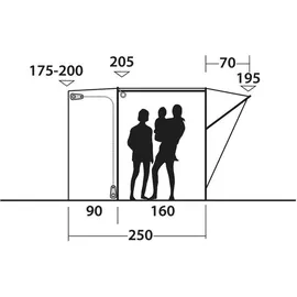 Outwell Fresno Busvorzelt