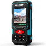 MiLESEEY S7 Professional Laser Entfernungsmesser mit Kamera,Messbereich 100m,P2P-Technologie,IP65,± 2 mm Messgenauigkeit,3x3 V Wiederaufladbare Batterien,für den Außenbereich(APP Connectivity)