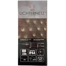 Mojawo & 100er LED-Lichternetz warmweiß innen Aussen 230V Transformator Timer