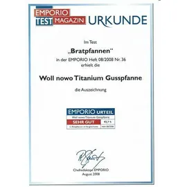 WOLL Nowo Titanium Induktions-Gusspfanne 28 cm