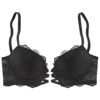 LASCANA Push-up-BH Damen schwarz Gr.80A