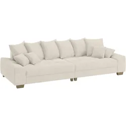 Big-Sofa MR. COUCH "Nikita II", beige (natur), B:300cm H:88cm T:118cm, Stripes (92% Polyester / 8% Nylon), Sofas