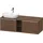 Duravit D-Neo Konsolenwaschtischunterbau wandhängend Nussbaum dunkel Matt 1400x550x459 mm - DE4950L1 DE4950L10210000