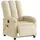 vidaXL Massagesessel Elektrisch Polyester 93 x 101 x 93 cm Creme