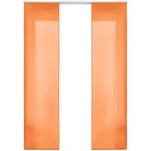 Gardinenbox Vorhang, 2er Set HxB 245x60 cm Orange