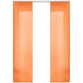 Gardinenbox Vorhang, 2er Set HxB 245x60 cm Orange