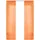 Gardinenbox Vorhang, 2er Set HxB 245x60 cm Orange