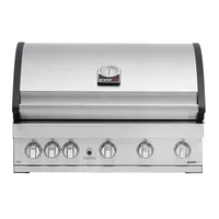 GrandHall Einbau-Gasgrill Elite G5 Built-In Edelstahl 5 Brenner, 1