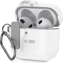 TECH-PROTECT Slim Hook Case for AirPods 4 Weiß