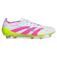 adidas Predator Elite FG Herren Cloud White/Lucid Pink/Lucid Lemon 43 1/3