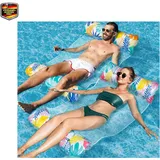 Wasserhängematte 4 in 1 Poolspielzeug 2 Stück Luftmatratze XL
