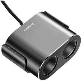 Baseus Autoladegerät Splitter 2xUSB 3.1A 100W (Bl
