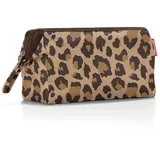Reisenthel travelcosmetic - starke robuste und praktische Reisekosmetiktasche, Handschlaufe, wasserabweisendes Material, Couleur:leo macchiato