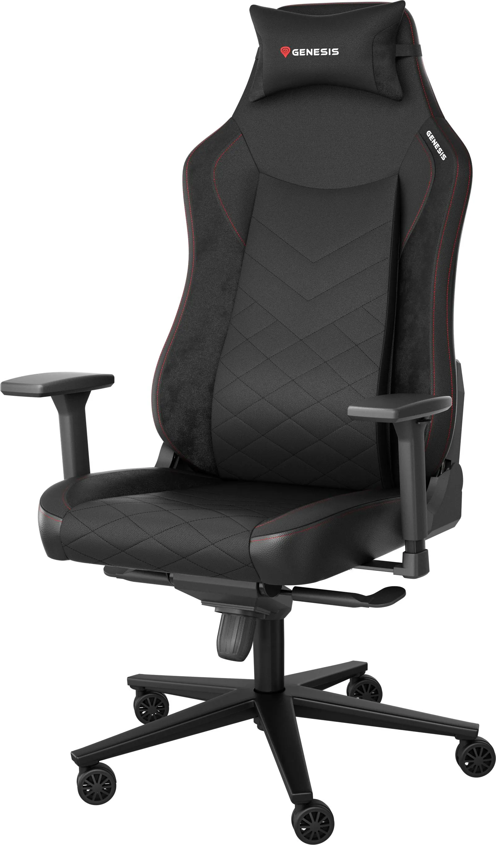 Genesis gaming chair nitro 890 G2 - Black - Red, Gaming Stuhl, Rot, Schwarz