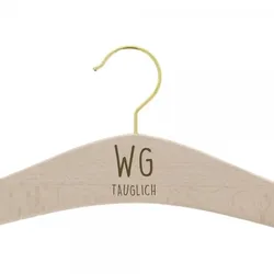 Kleiderbügel für Studenten "WG tauglich"