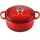 Le Creuset Signature Bräter 24 cm rund kirschrot