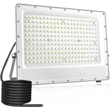 Fosingut LED Strahler Außen, 200W LED Scheinwerfer Innen,Kaltweiß 6500K 290 LEDs Flutlicht Werkstattlampe,IP65 Wasserdicht Wandleuchte Draußen Fluter,20000LM Baustrahler für Garten, Keller, Terrassen