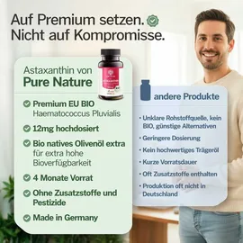 PureNature Pure Nature Astaxanthin hochdosiert Kapseln 60 St.