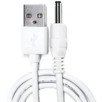 LELO USB-Ladegerät, Hochwertiges PVC-Ladekabel für Massager, 5V-Ladung, Weiß