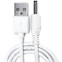 LELO USB-Ladegerät, Hochwertiges PVC-Ladekabel für Massager, 5V-Ladung, Weiß
