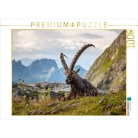 Calvendo Puzzle Steinbock Siesta | Lege-Größe cm Foto-Puzzle für