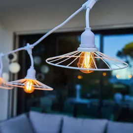 Lumisky LED Lichterkette Metalldraht 6 m Weiß