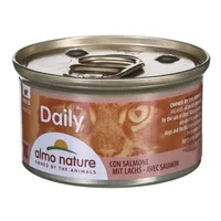 Almo Nature Daily 6x85g Mousse mit Lachs Almo Nature Daily Menu Katzenfutter nass