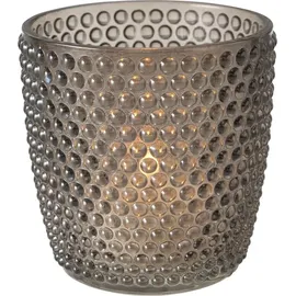 Boltze Windlicht Marilu Glas grau