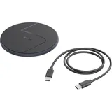 Hama Induktions-Ladegerät 15 W 00201745 Ausgänge Induktionslade-Standard Schwarz