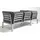 MWH Das Original MWH Widoo Lounge-Set silber