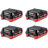 Metabo Akku Set 4x LiHD Akkupack 12 V 4,0 Ah / 4000 mAh Li-Ion mit Ladestandanzeige ( 4x 625349000 )