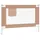 vidaXL Bettschutzgitter Lyana 90 x 25 cm Taupe