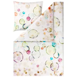 Estella Jasmine Mako-Satin Multicolor 155 x 220 cm + 80 x 80 cm