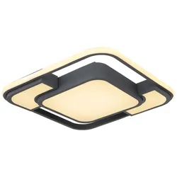 Deckenleuchte Metall Graphit, 1Xled Deckenleuchte Metall, Led