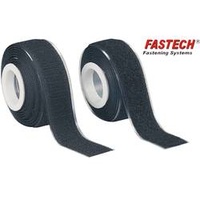 FASTECH® 919-330 Klettband zum Aufkleben Haft- und Flauschteil (L x B) 2000mm x 25mm Schwarz 1 Paar