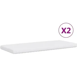 vidaXL Tagesbett Ausziehbar mit Matratzen Schwarz 90x190 cm Stoff