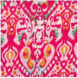 SCHÖNER LEBEN. Stoff Chiffon Fantasie-Ornamente pink 1,49m Breite, pflegeleicht lila