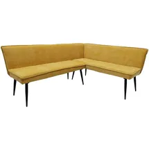 Hti-Living Eckbank 195 x 154 cm Mesilla Gelb kurzer Schenkel rechts