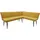 Hti-Living Eckbank 195 x 154 cm Mesilla Gelb kurzer Schenkel rechts